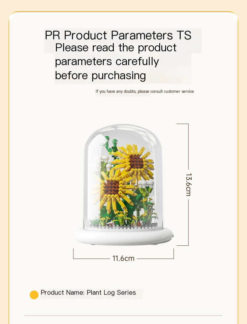 Blooming Sunflower Block Set