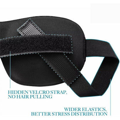 1/2/4X 3D Memory Foam Travel Sleep Eye Mask Padded Blindfold-3