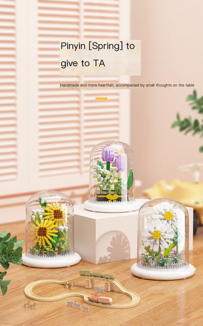 Blooming Sunflower Block Set