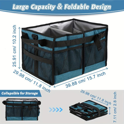 NNETM BBQ Grill Caddy with Paper Towel & Condiment Pocket-2