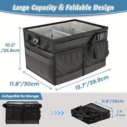 BBQ Grill Caddy with Towel Holder & Pockets-1