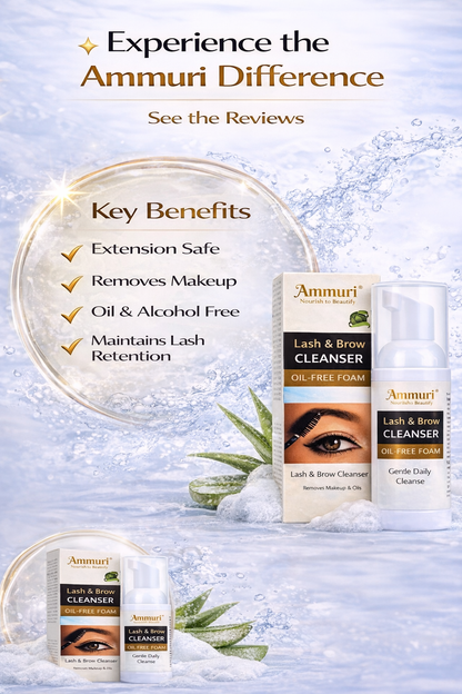 Eyelash Extension Shampoo & Lash Brow Cleansing Kit | Ammuri-3