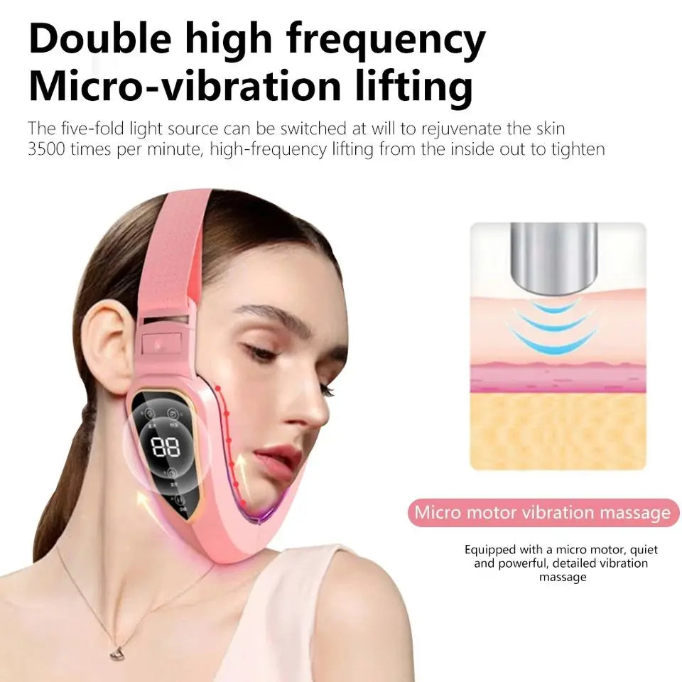 NNEOBA LED Photon Therapy Facial Lifting Massager-2