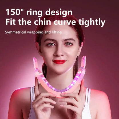 NNEOBA LED Photon Therapy Facial Lifting Massager-3