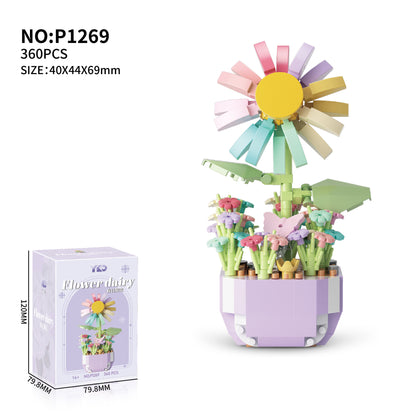 Blooming Sunflower Block Set