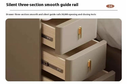 Ultra Narrow Small Smart Bedside Table Modern Simple